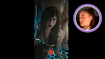 Cute Brunette'S Solo Performance In Final Fantasy-Themed Video