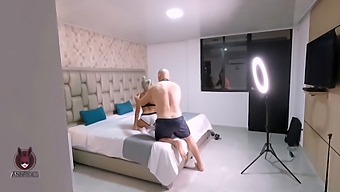 I Catch Him Recording Me During A Photo Session