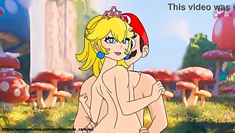 Princess Peach In A Super Mario Bros Themed Pornographic Fantasy
